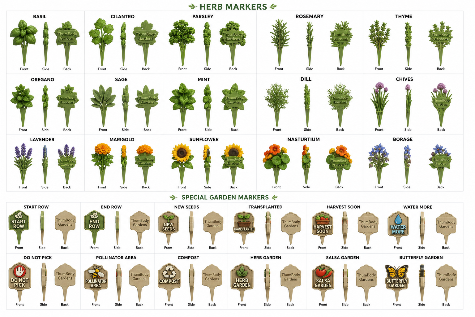Herb and specialty marker catalog